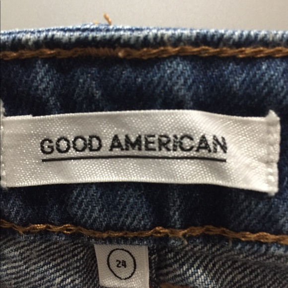 NWT Good American Jean Skirt Plus Size 24 - Picture 7 of 7